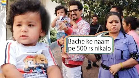'आप लोगो ने हमारा बच्चा DARAA Diya' Bharti Singh-Haarsh Limbachiyaa son's GOLA Moments