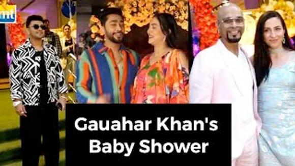 Gauahar Khan's Baby Shower With Zaid Darbar, Awez Darbar, Raghu Ram And Others