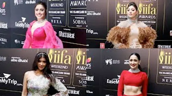 Urvashi Rautela, Nushrratt Bharuccha, Mahima Makwana & Pragya Jaiswal at IIFA AWARDS 2023