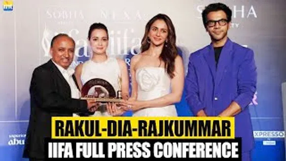 Rakul Preet Singh, Rajkummar Rao & Dia Mirza at IIFA 2023 UNEDITED Press Conference
