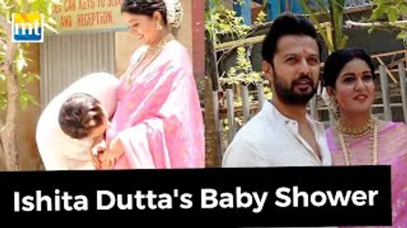 PREGNANT Ishita Dutta Baby Shower ceremony, good caring with her Husband Vatsal Sheth