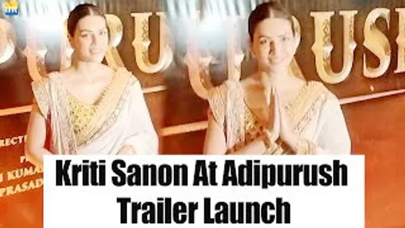 Ram aka Prabhas is LATE, Janaki aka Kriti Sanon makes it on time for Adipurush Trailer launch