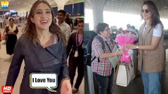 'I Love You' Fan Says Sara Ali Khan As She Leaves For Cannes; Tamannaah Bhatia Leaves For Switzerland