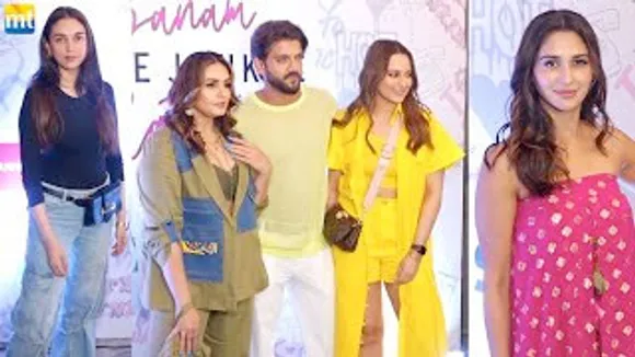Sonakshi Sinha with Rumour BF Zaheer Iqbal, Huma Qureshi, Aditi Rao Hydari and Nikita Dutta At An Style Event