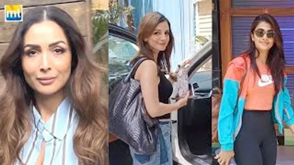 Pooja Hegde At Gym, Malaika Arora, Ira Khan In Rickshaw, Neetu Kapoor With Daughter Riddhima & Sussanne Khan Spotted In Bandra