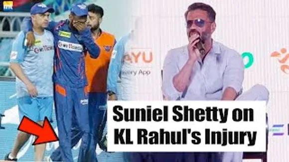 Suniel Shetty gives an UPDATE on Damaad KL Rahul's Injury