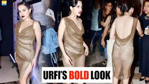 Urfi Javed looks BOLD in Fishnet Dress, she never fails to surprise with her sartorial choices