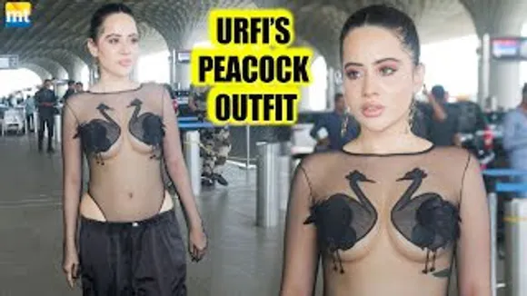 In Urfi Javed's Latest Look, 2 PEACOCK doesn't meet each other, FIND OUT WHERE? Uorfi Javed