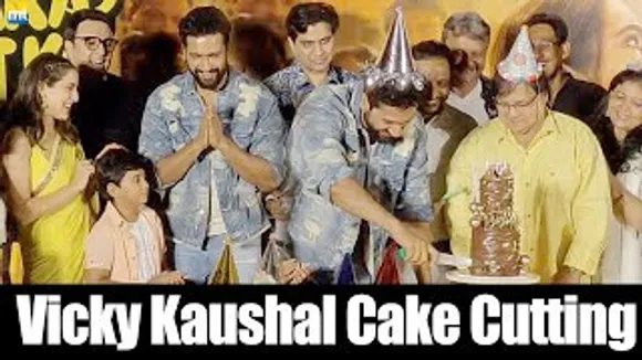 Vicky Kaushal's Birthday Cake Cutting Ceremony At Zara Hatke Zara Bachke Trailer Launch