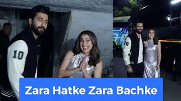 Sara Ali Khan & Vicky Kaushal At 'The Kapil Sharma Show' For 'Zara Hatke Zara Bachke'