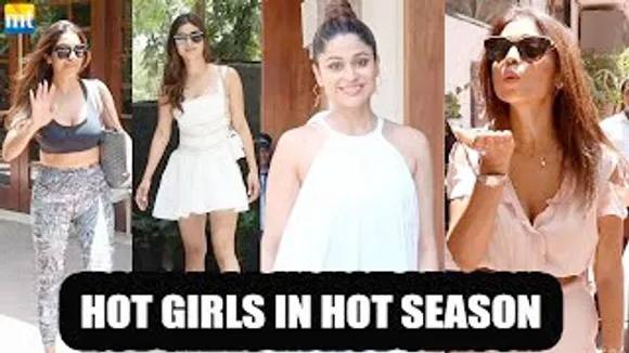 Mouni Roy looks Happy after Restaurant Launch, Shamita Shetty, Shriya Saran By-Default Flying Kiss To Paps
