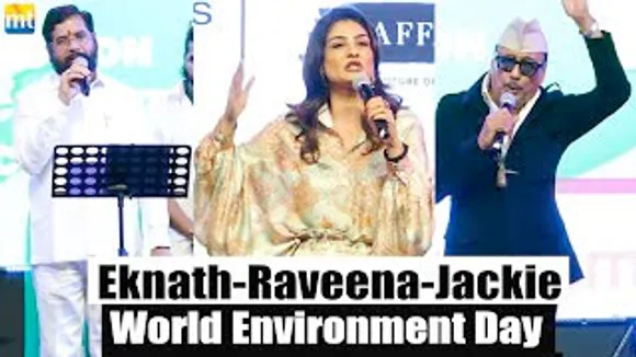 BAN PLASTIC! Urge Maharashtra's CM Eknath Shinde & Bollywood Celebs Jackie Shroff & Raveena Tandon On World Enviroment Day