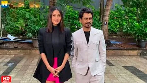 Shehnaaz Gill with Nawazuddin Siddiqui Together at Yaar Ka Sataya Hua Hai Music Video Launch