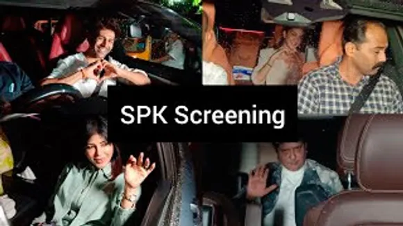 Kartik Aaryan, Kiara Advani, Wardha Nadiadwala-Sajid Nadiadwala Arrive At YRF For Satyaprem Ki Katha Screening