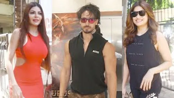 Tiger Shroff at T-Series office, Paps Says Aaj 'Shilpa Ji Ka Bday Hai' to Shamita Shetty, Sherlyn Chopra at Salon