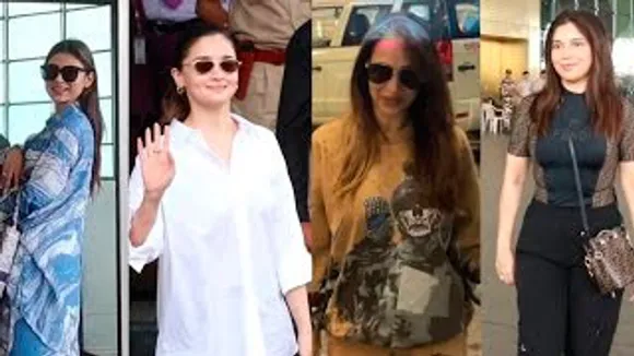Alia Bhatt Returns From Delhi, Passport Bhul Gayi-Mouni Roy, Malaika Arora & Bhumi Pednekar At The Airport