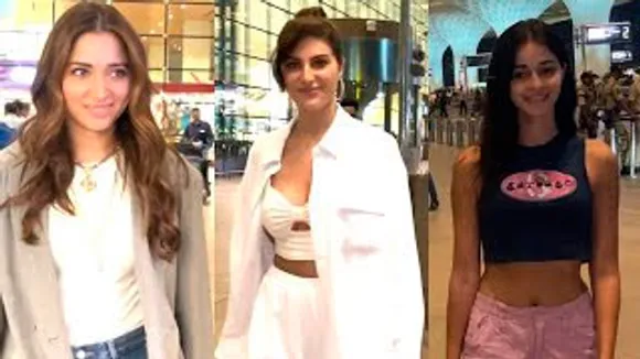 Tamannaah Bhatia Returns From Jailer Audio Launch, Ananya Panday & Elnaaz Norouzi Spotted At The Airport