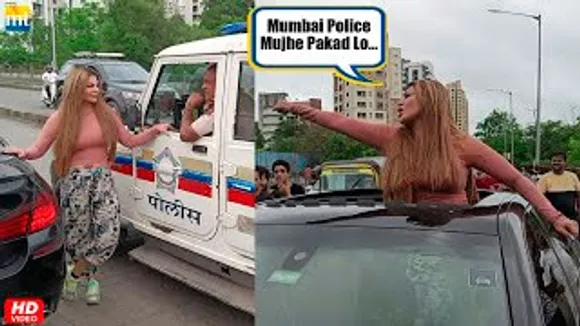 'Police Mujhe Pakad Lo' - Rakhi Sawant, What Happened Next? Watch Full Video