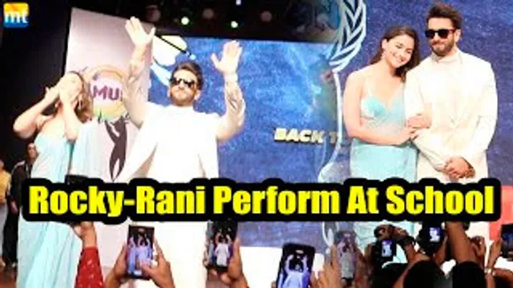 Rocky Ranveer Singh Energy & Rani Alia Bhatt's Saree Inspirational Look At Back To School With I.I.U.M Event
