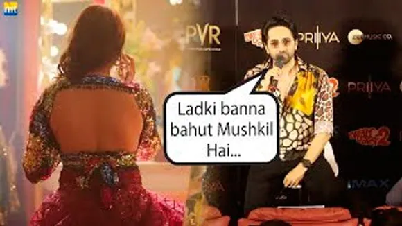 'Ladki बनना बहुत MUSHKIL Hai' - Ayushmann Khurrana At Dream Girl 2 Event In Delhi