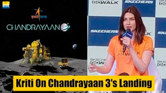 Kriti Sanon's FIRST REACTION To Chandrayaan 3's Landing On Moon Today