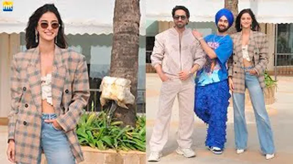 Ayushmann Khurrana, Ananya Panday & Manjot Singh on their Upcoming Film Dream Girl 2 Promotional Event