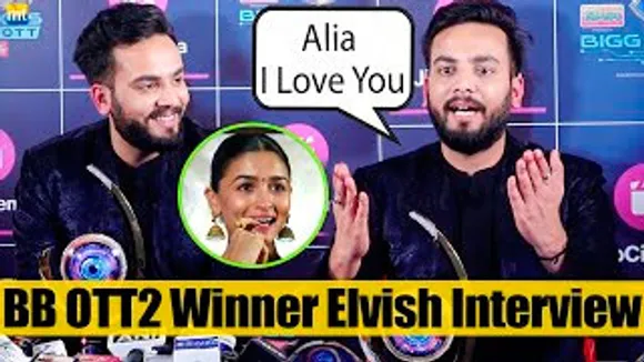 Alia Bhatt 'I LOVE YOU' says WINNER Elvish Yadav - Full Interview