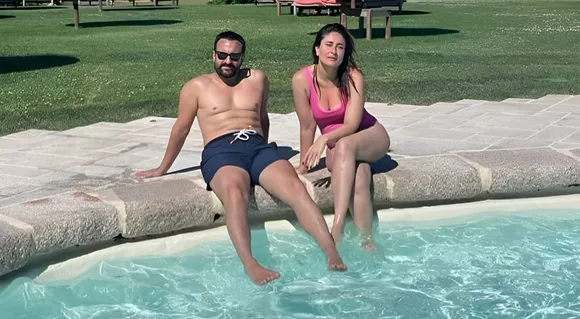 Kareena Kapoor Shares A Hot Poolside Pic To Wish A Happy To Hubby Saif Ali Khan —