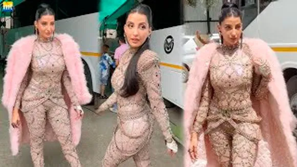 Nora Fatehi In Her Captivating Hearts Dazzling Attire At Hip Hop India