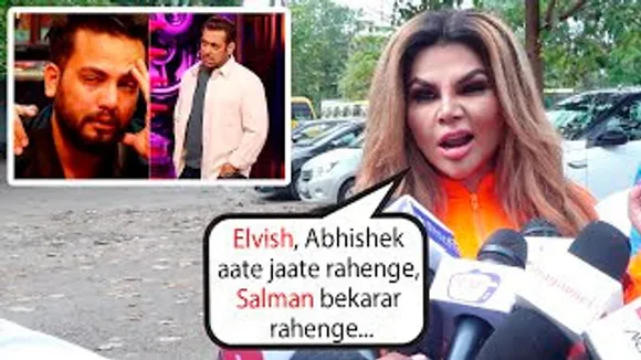 Salman Ke खिलाफ Koi Jayega Nahi - Rakhi Sawant says Elvish Koi Dudh Ka Dhula Hai Kya
