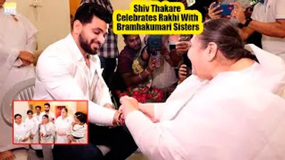 Shiv Thakare And Family Celebrate Raksha Bandhan With Brahmakumaris Sisters