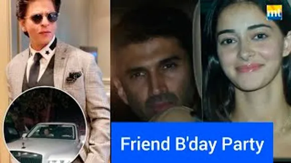 Shah Rukh Khan Avoids Pap Again, LOVEBIRDS Ananya Panday-Aditya Roy Kapoor in Separate Car, Agastya Nanda At A Birthday Party