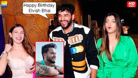Abhishek Malhan, Akanksha Puri & Palak Purswani Wish Elvish Yadav A Happy Birthday
