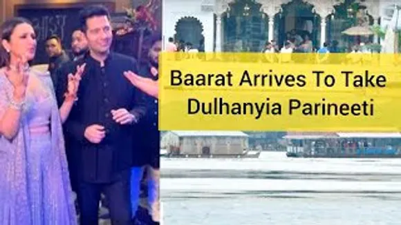 Parineeti Chopra-Raghav Chadha's Royal Wedding : Baraat Arrives In Boats