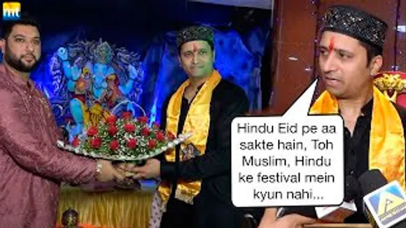 'Hindu-Muslim Ki Duriyaan Durr Honi Chahiye' - Faizan Ansari Visits Friend's House For Ganpati Darshan