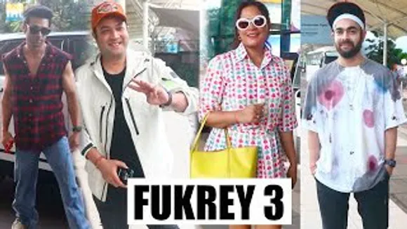 Pulkit Samrat, Richa Chadha, Manjot Singh & Varun Sharma Fly To Delhi For Fukrey 3 Event