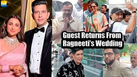 CM Arvind Kejriwal, Sania Mirza, Harbhajan Singh, Aditya Thakeray And Others Guests Return From Parineeti Chopra-Raghav Chadha's Wedding