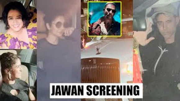 Shah Rukh Khan, Katrina Kaif, Hrithik Roshan, Sanya Malhotra, Sunil Grover At JAWAN Screening