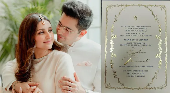 Parineeti Chopra and Raghav Chadha's Wedding Reception Card Goes Viral On Internet; Have a Look —