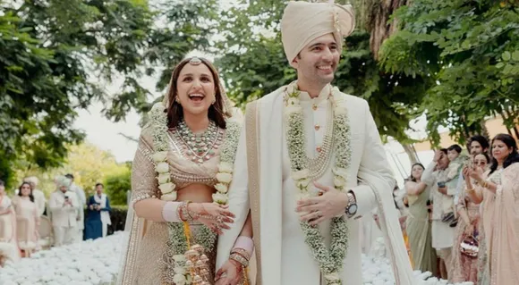 Parineeti Chopra and Raghav Chadha Share First Official Pictures From Their Wedding — 
