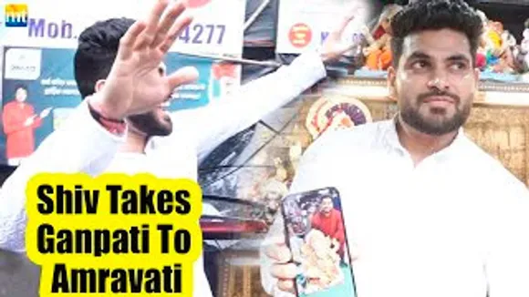 Shiv Thakare Embarking On A Spiritual Journey With His Beloved Bappa To Amravati