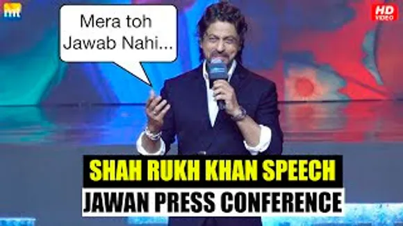 Shah Rukh Khan's SPECTACULAR Speech at Jawan Success Press Conference