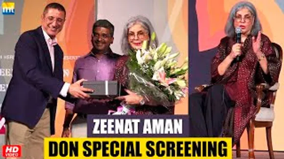 Zeenat Aman Gets Nostalgic Remembering Don (1978) At Special Screening