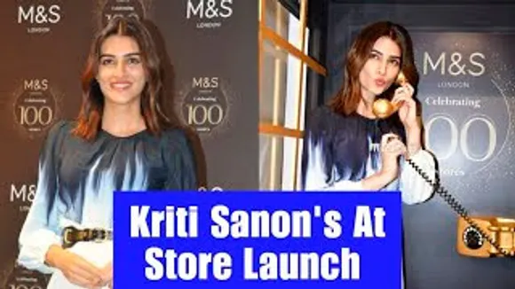Kriti Sanon Looks Beauty In Black & White Midi Dress As She Flashes A Sparkling Smile At A Store Launch