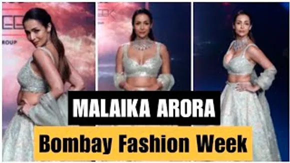 Strutting In Style, Malaika Arora Steals The Spotlight As Showstopper At Bombay Times Fashion Week