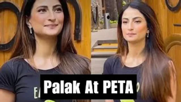 'में यहाँ पे किसीको NICHA दिखाने नहीं आयी हूँ' - Palak Tiwari At PETA India’s 'Eat No Fish' Campaign