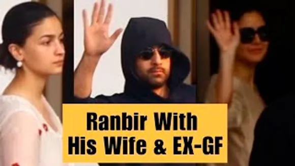 Ranbir Kapoor Leaves with Wife Alia Bhatt & EX-GF Katrina Kaif For National Awards Ceremony