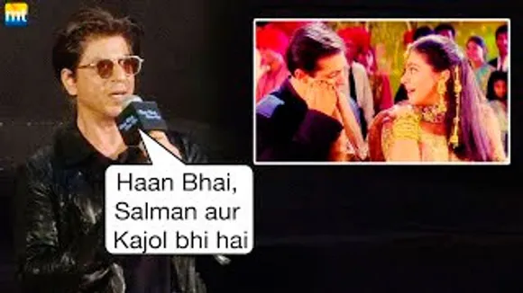 Shah Rukh Khan को Fans ने याद दिलाया की KKHH में Salman Khan और Kajol भी है At 25 Years Of KKHH Event