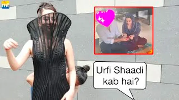 Urfi Javed Gets Blushes When Paps Asks 'Woh ENGAGEMENT ka News Kya Hai?'
