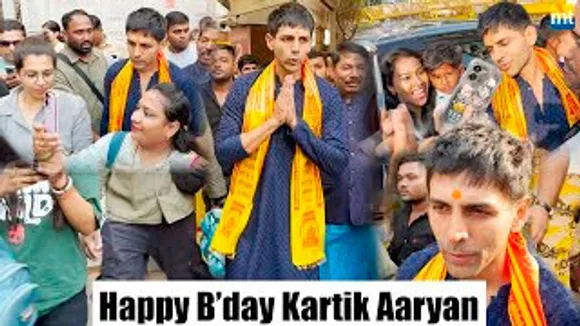 Birthday Boy Kartik Aaryan Visits Siddhivinayak Temple To Take Blessings Of Bappa